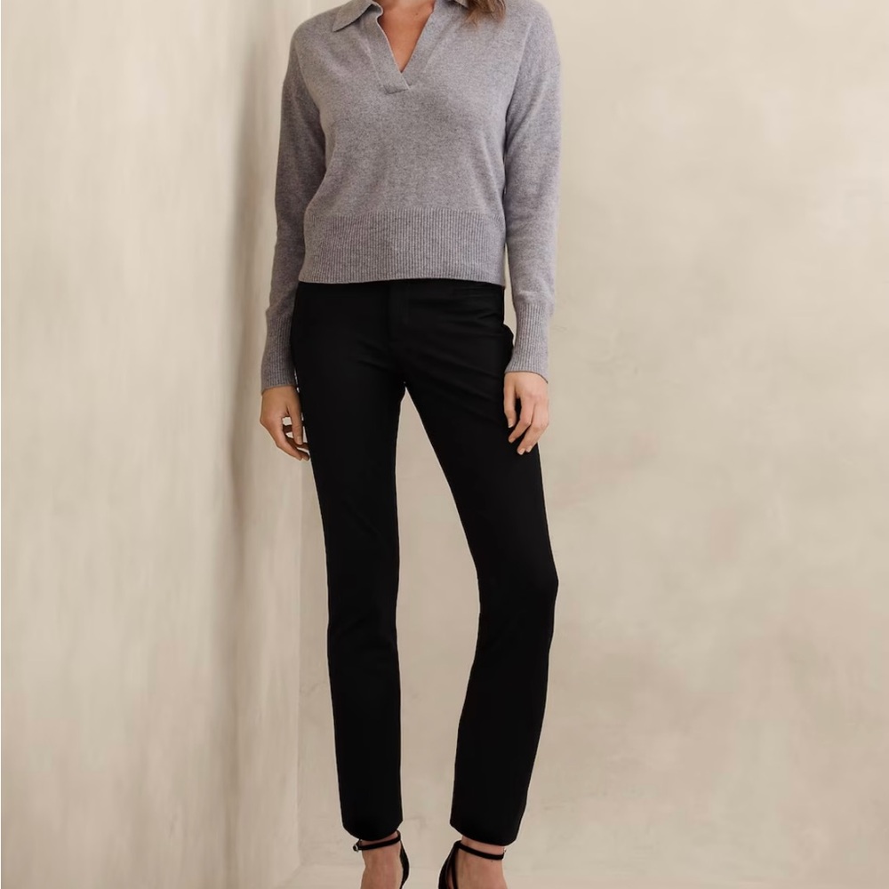 BANANA REPUBLIC PETITE BLACK PANTS